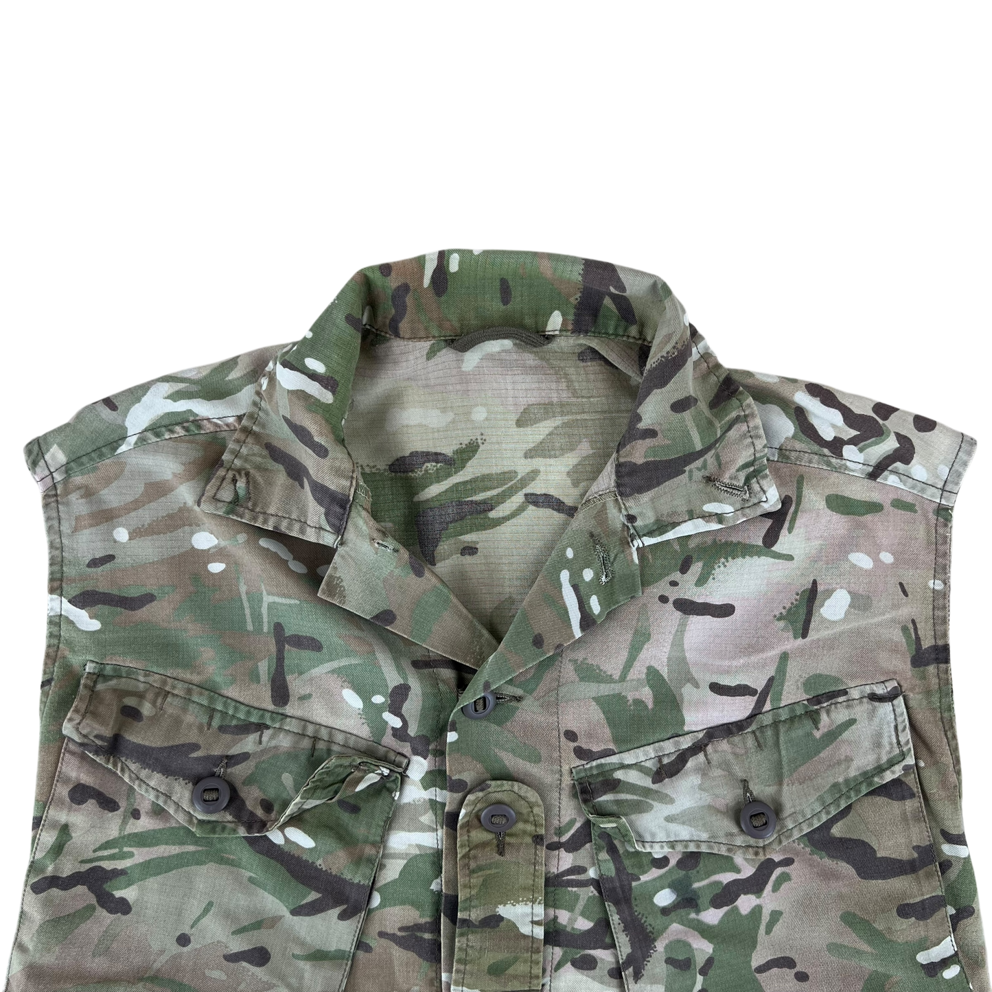 British Army MTP Camouflage Field Tailored Barracks Shirt / Vest - Medium 190/96