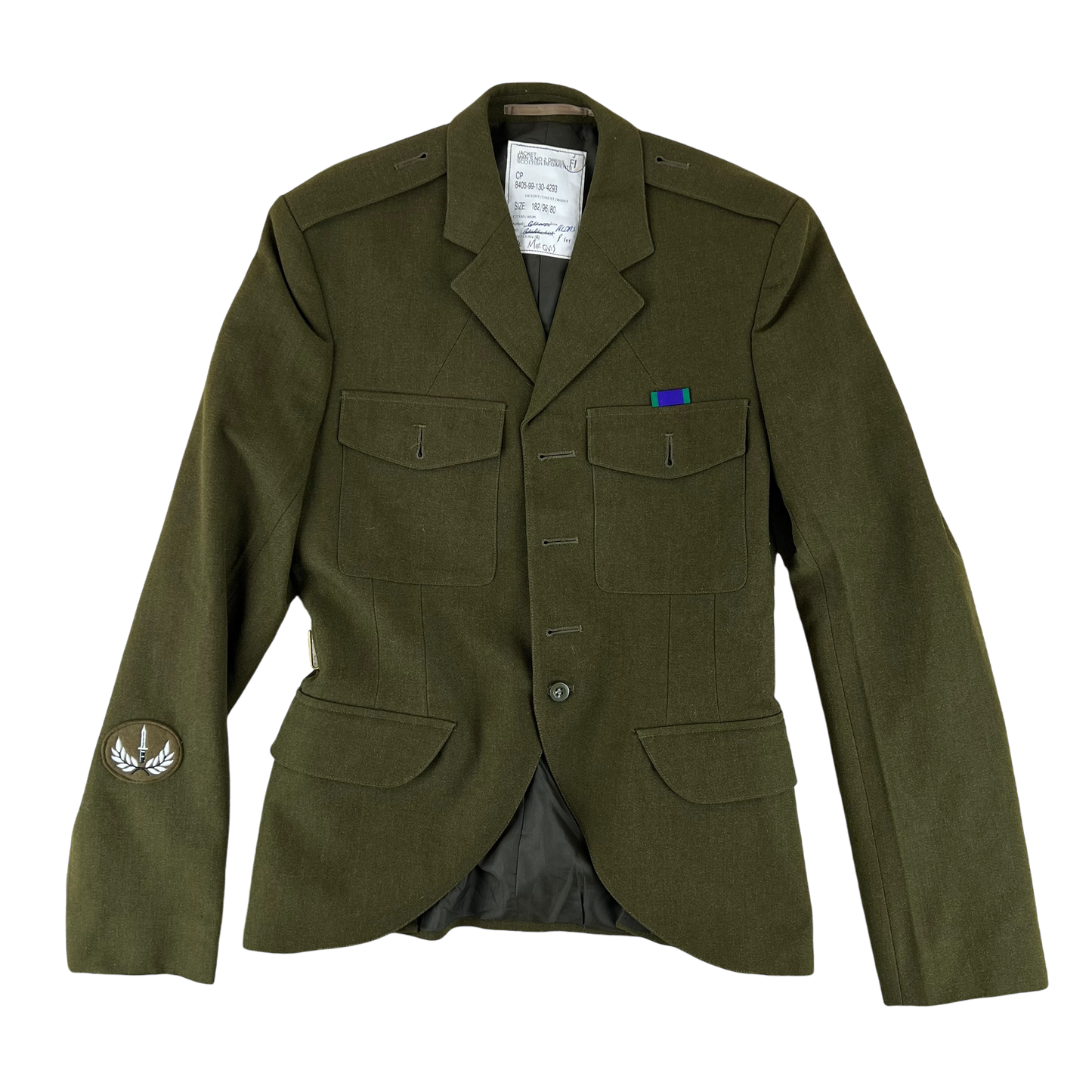 British Army Old Pattern Scottish No. 2 Khaki Green Dress Jacket - Medium 182/96