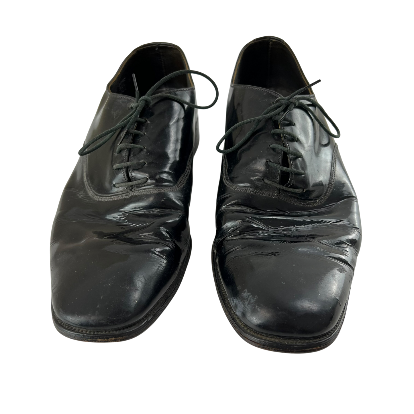 British RAF 70's Black Dress Shoes - Size 10