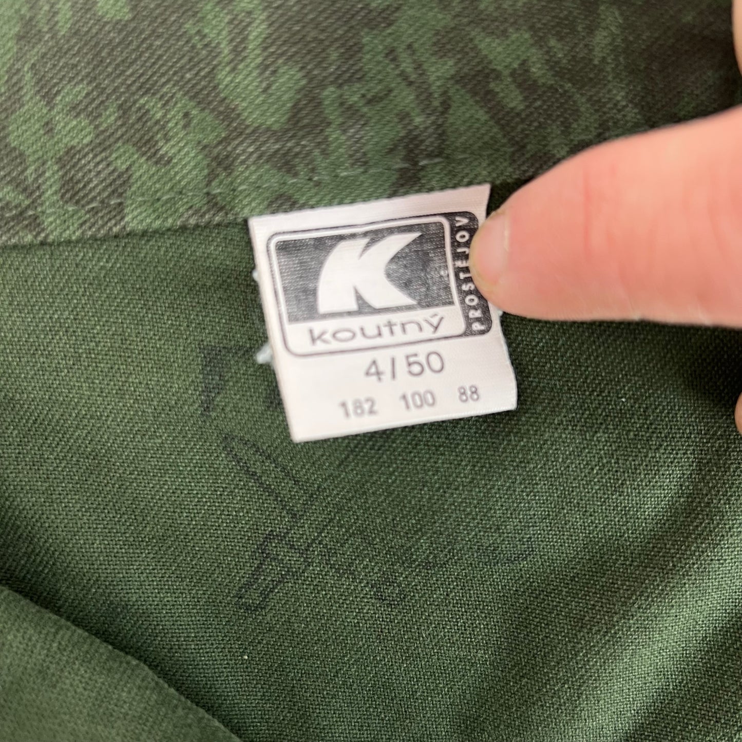 Czech Army Vz.92 Camouflage Work Trousers - W39 L31.5