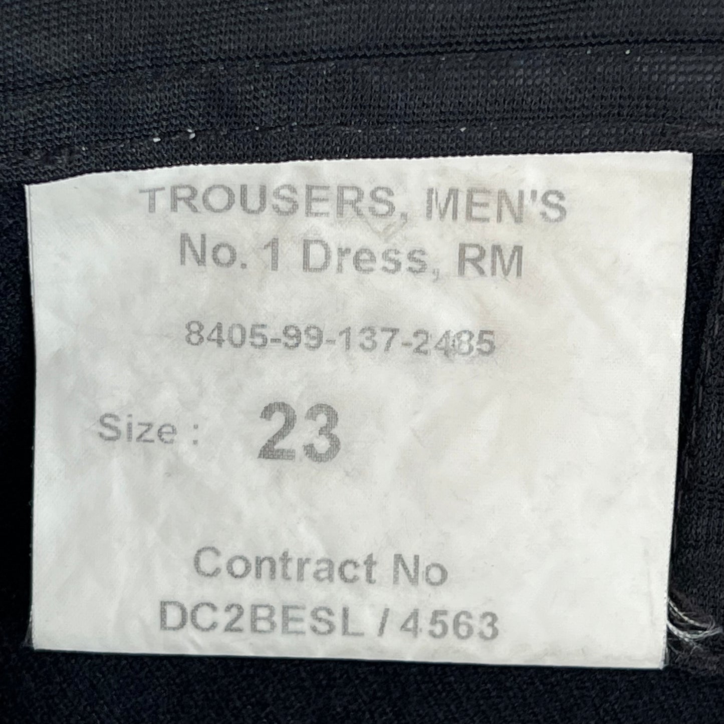 British Royal Marines No1 Blues Dress Trousers - W32 L31