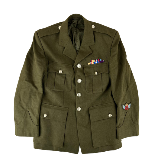 British Army No. 2 Dress Olive Green Jacket - RLC - Medium