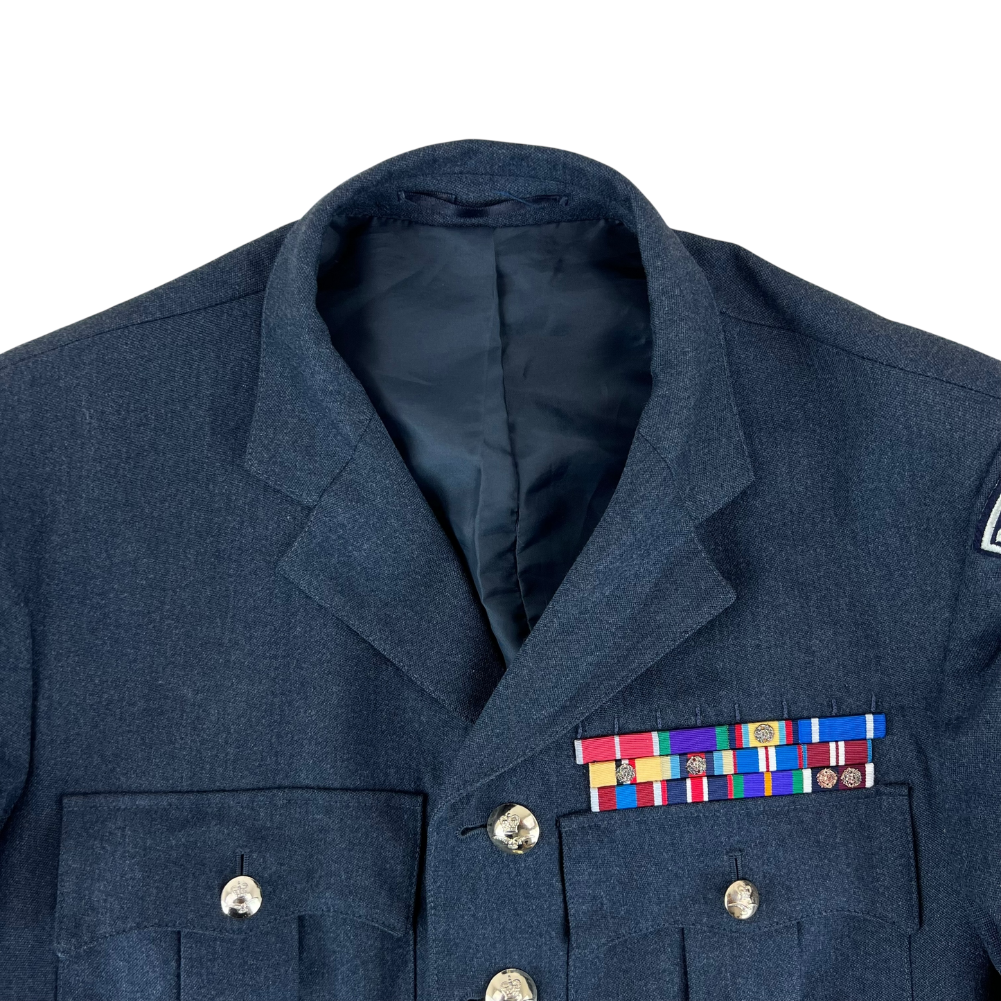 British Royal Air Force No. 1 "Home" Dress Officers & WO's Jacket w Belt - Large