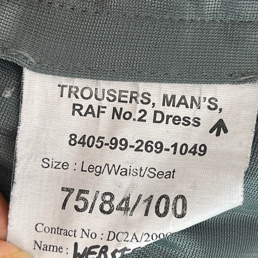 British Royal Air Force RAF No. 2 Dress Trousers - W31.5 L27.5