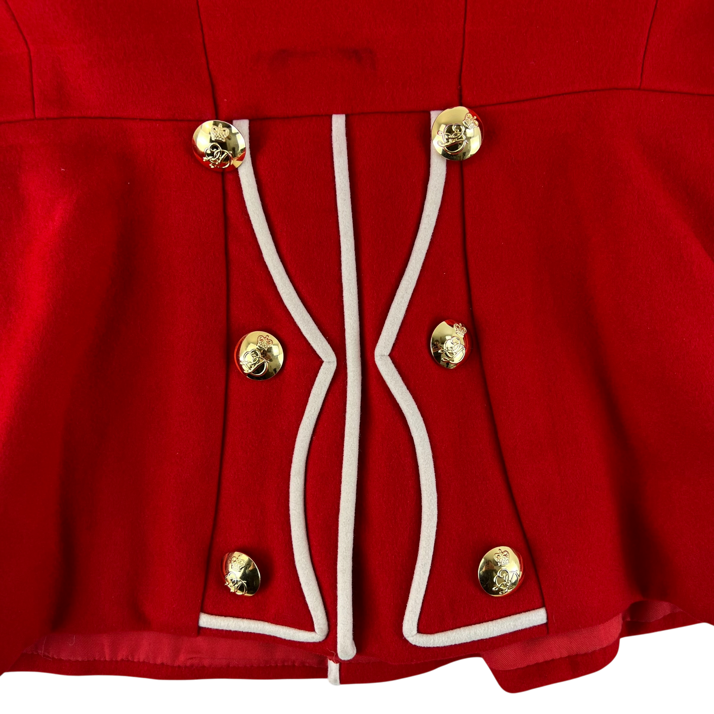 British Army Red Tunic Jacket - Queen's Division Minden Band - Medium