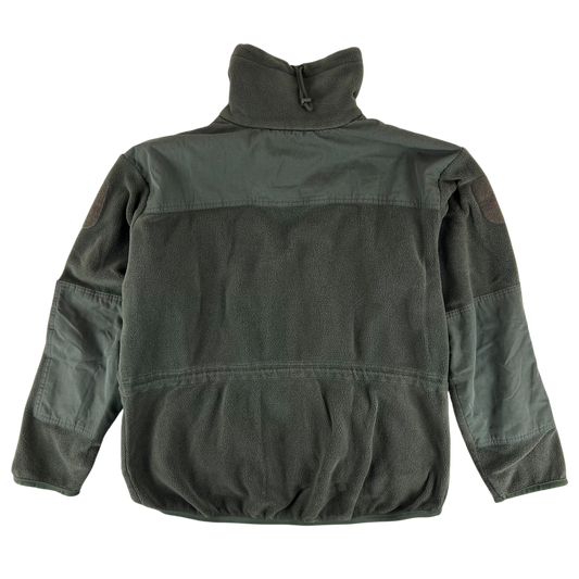 Austrian Army Olive Fleece Cardigan - X Large