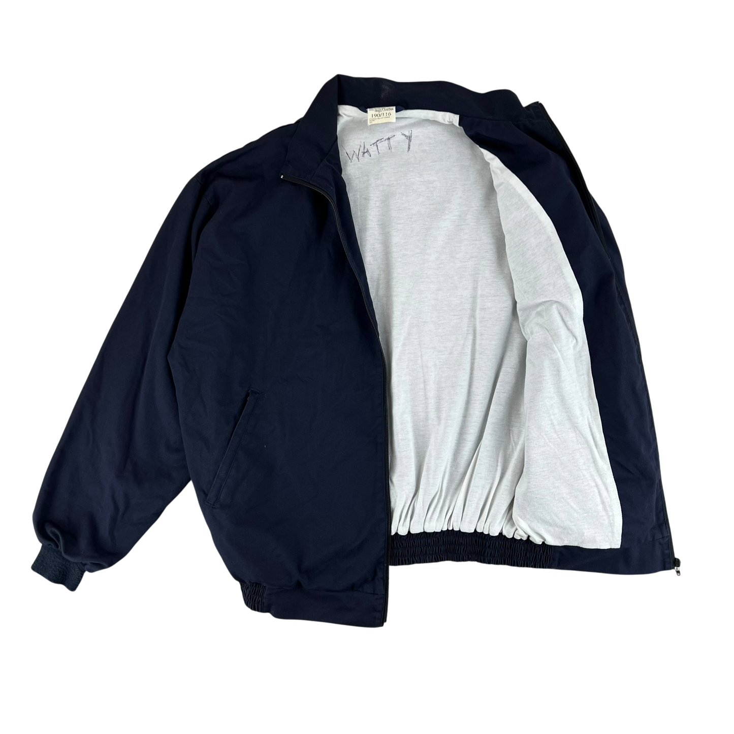 British Army / Tri-Services Navy Blue PTI Tracksuit Top Jacket - X Large 190/116