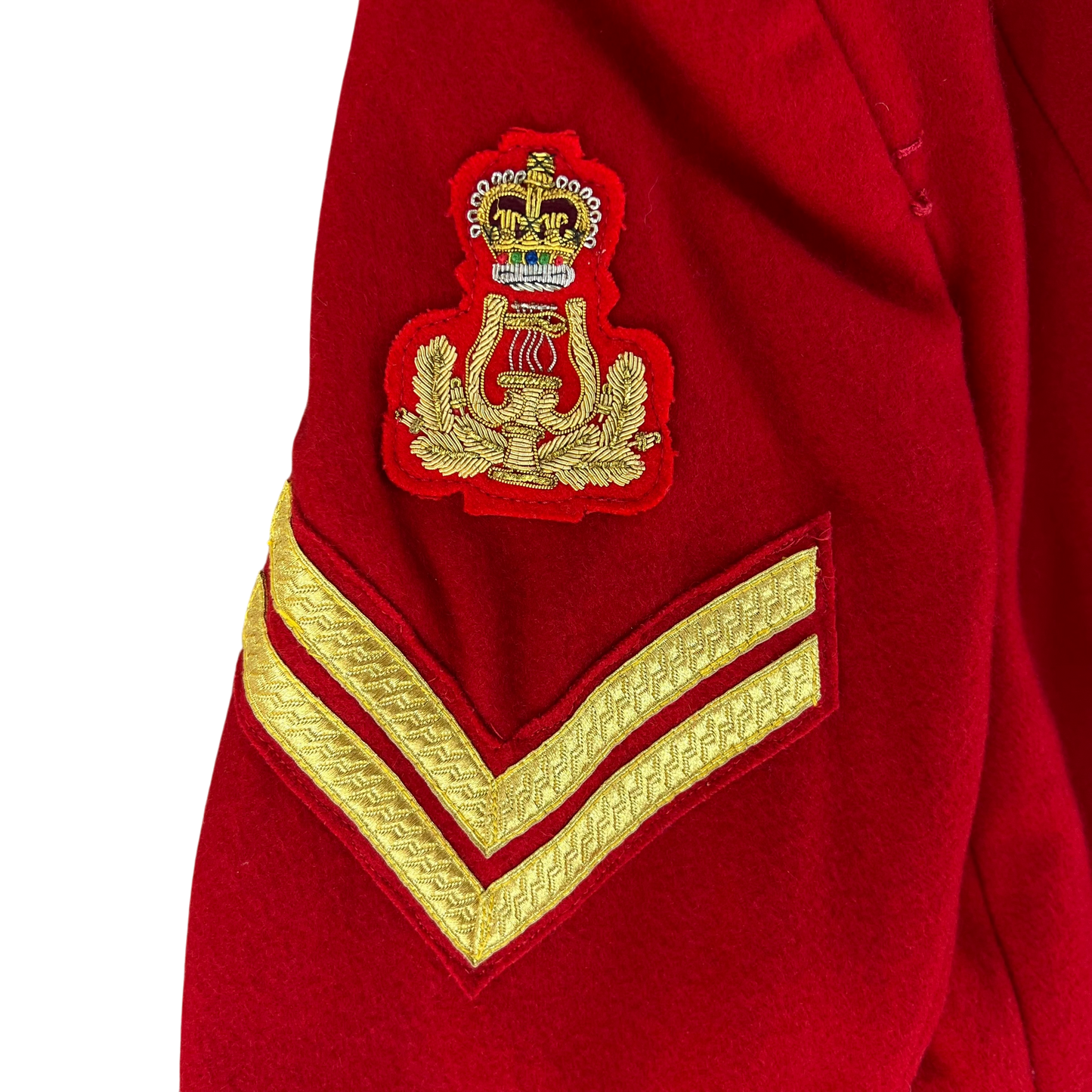 British Army Red Tunic Jacket - Queen's Division Minden Band - Small