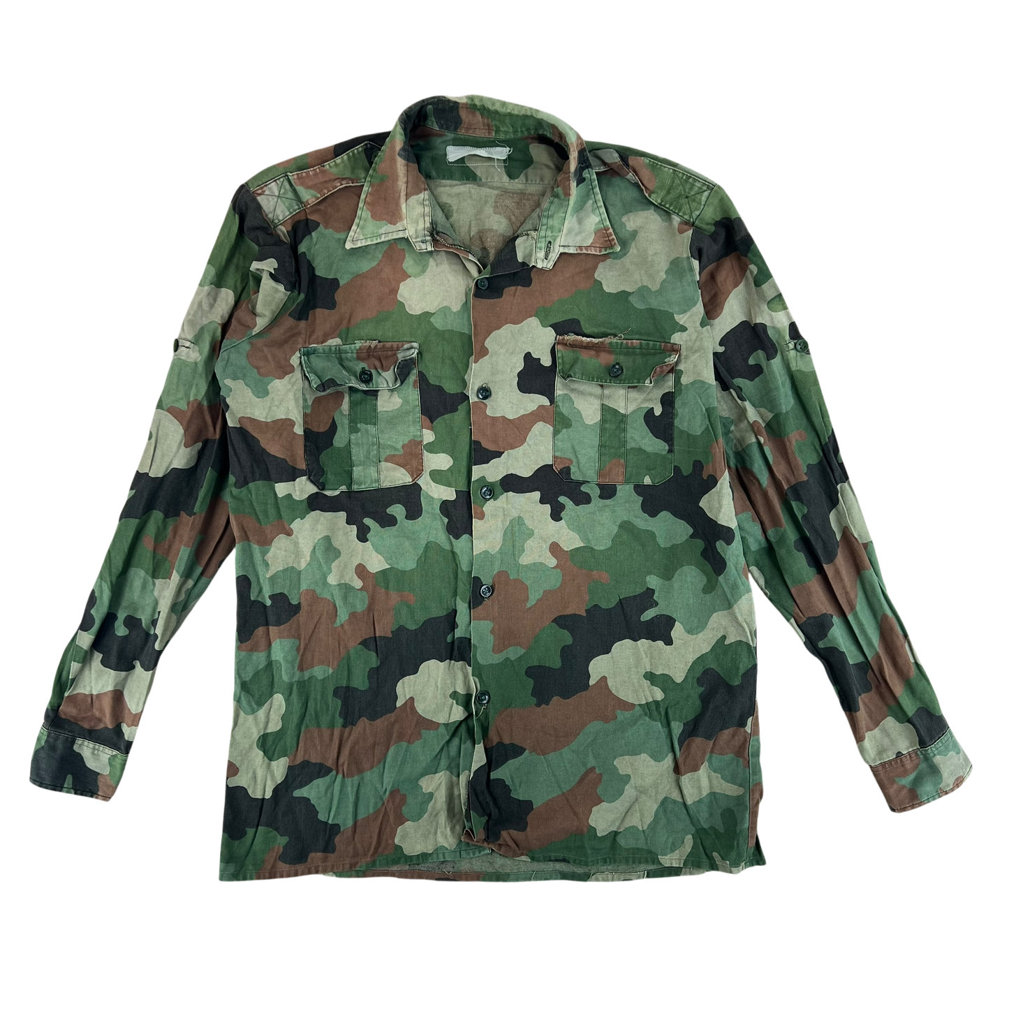 Serbian Army M93 Oak Leaf Camouflage Shirt - X Large
