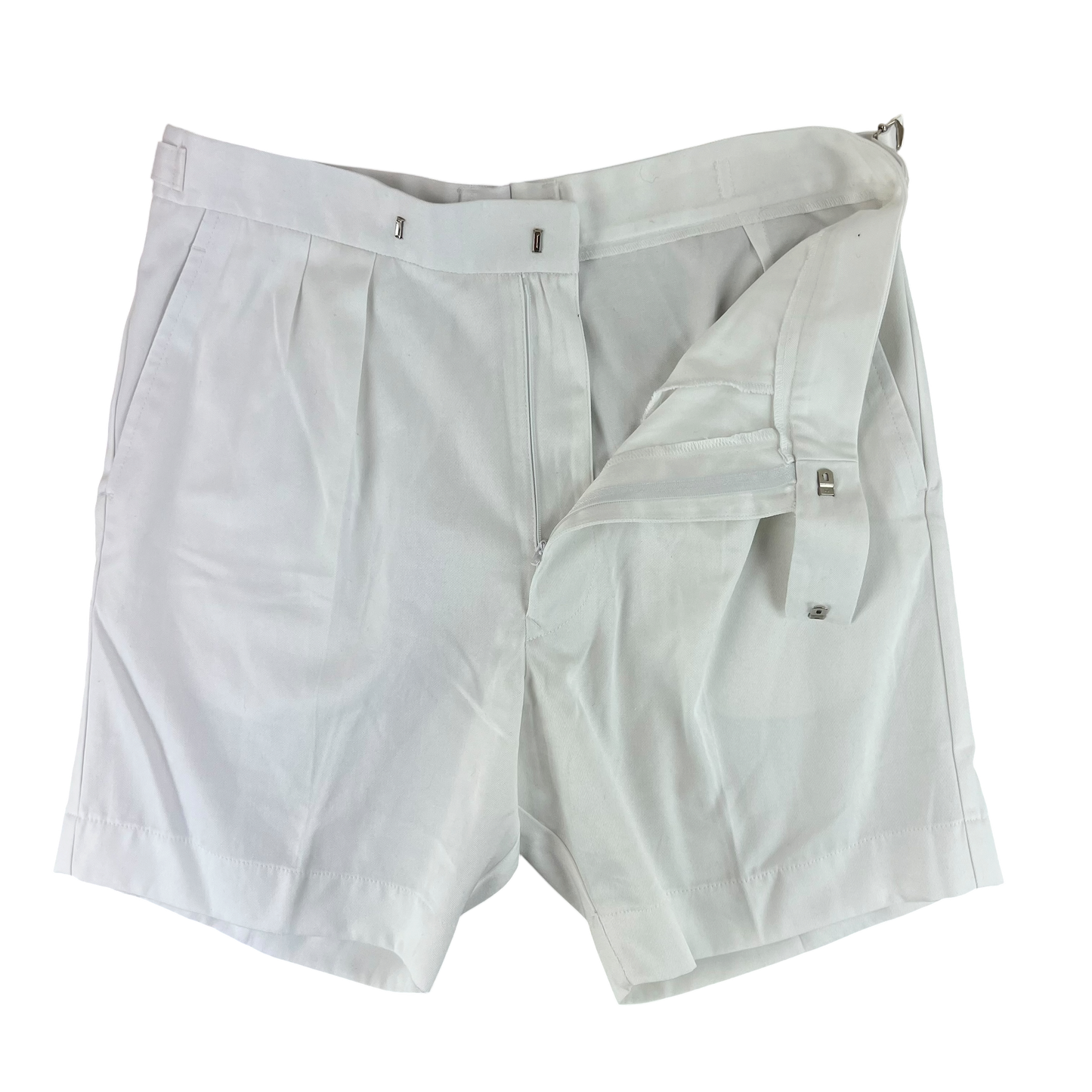 British Royal Navy White Dress Shorts - W34 190/88