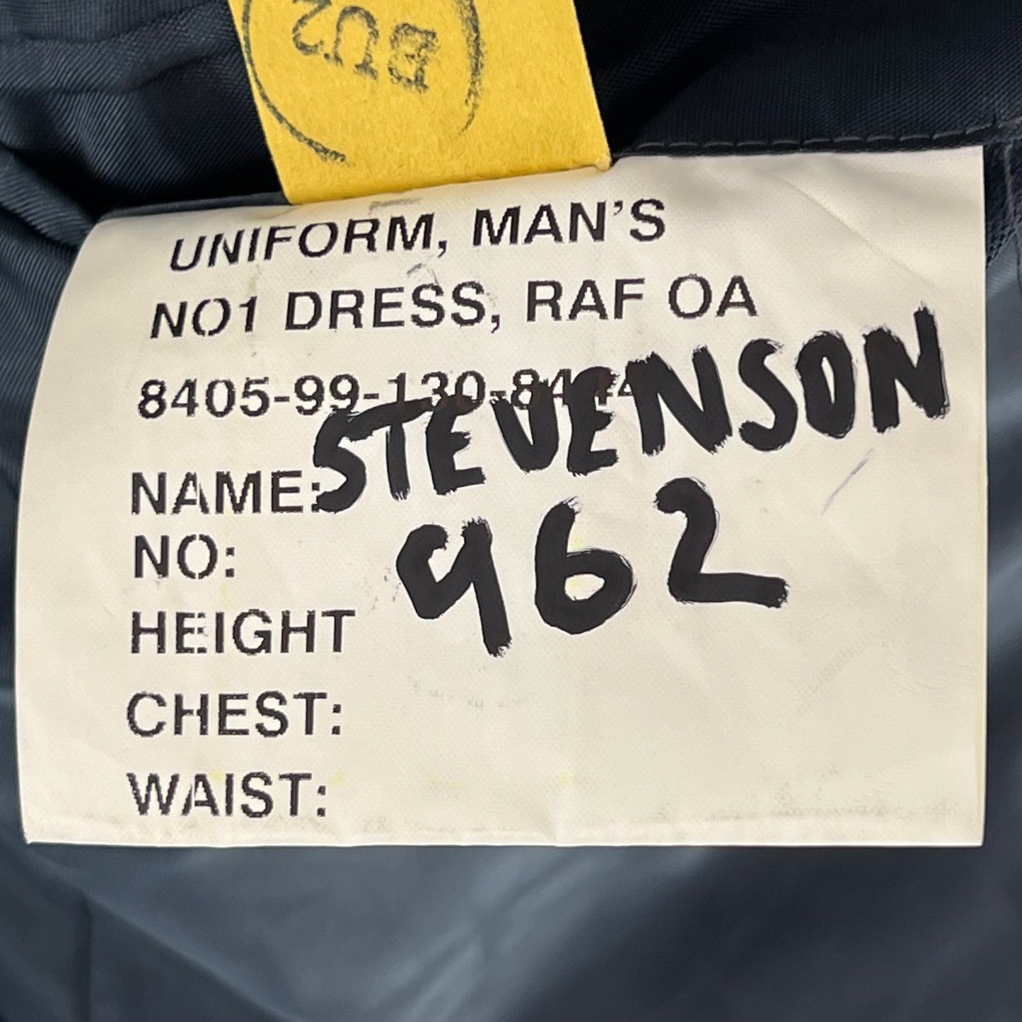 British Royal Air Force No. 1 O.A. Dress Jacket w/ Belt - Medium