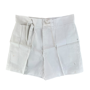 British Merchant Navy 50s Tropical White Shorts - W40