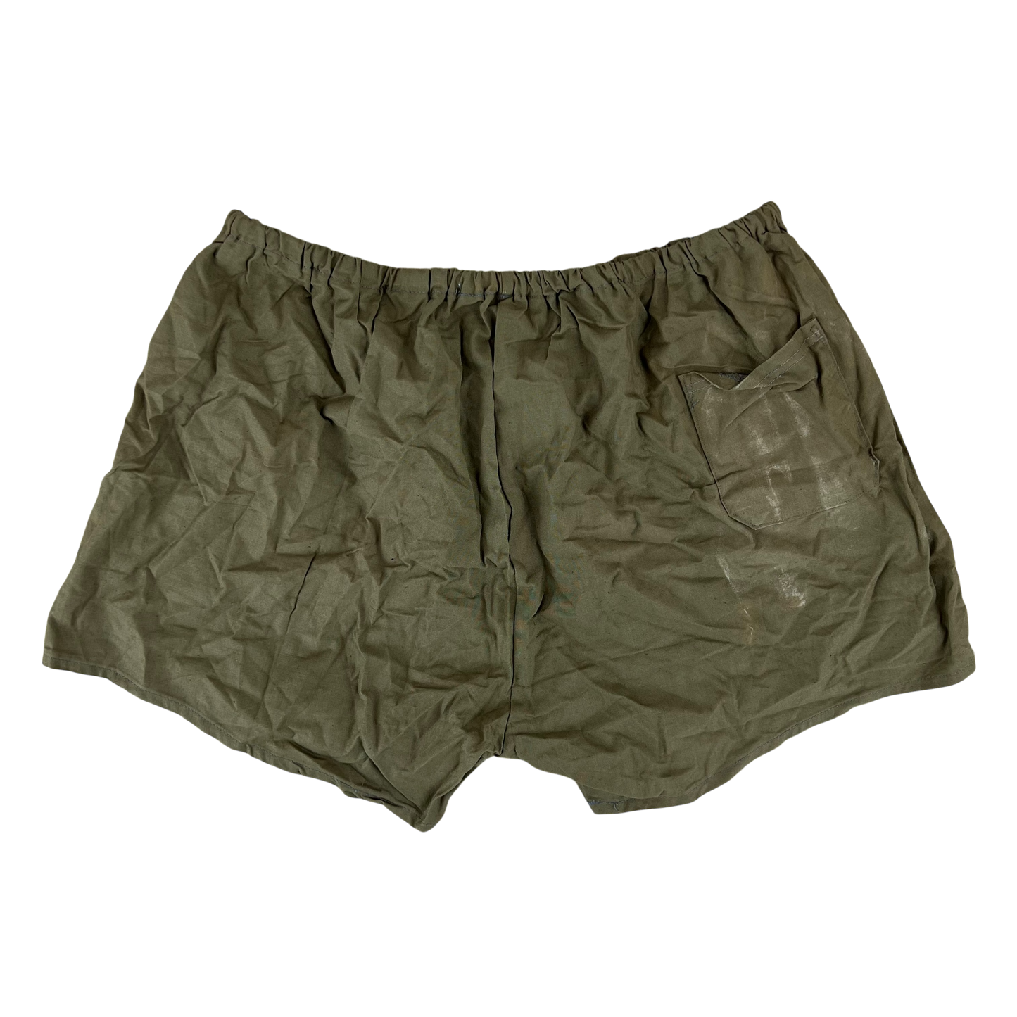 Czechoslovak Army 70's Olive PT Shorts - Small