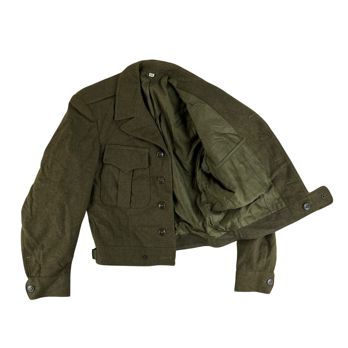 US Army 40s Ike Jacket Battle Dress - Medium 36R