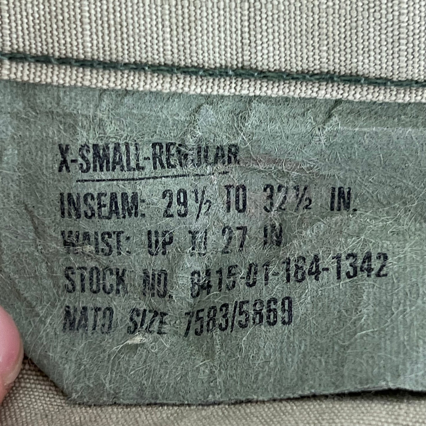 US Army Vintage M81 Woodland Camo Ripstop BDU Combat Trousers - W27.5 L32.5