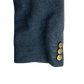 British RAF WW2 40's Officer's Blue Grey Wool Greatcoat w/ Belt - Medium Size 6
