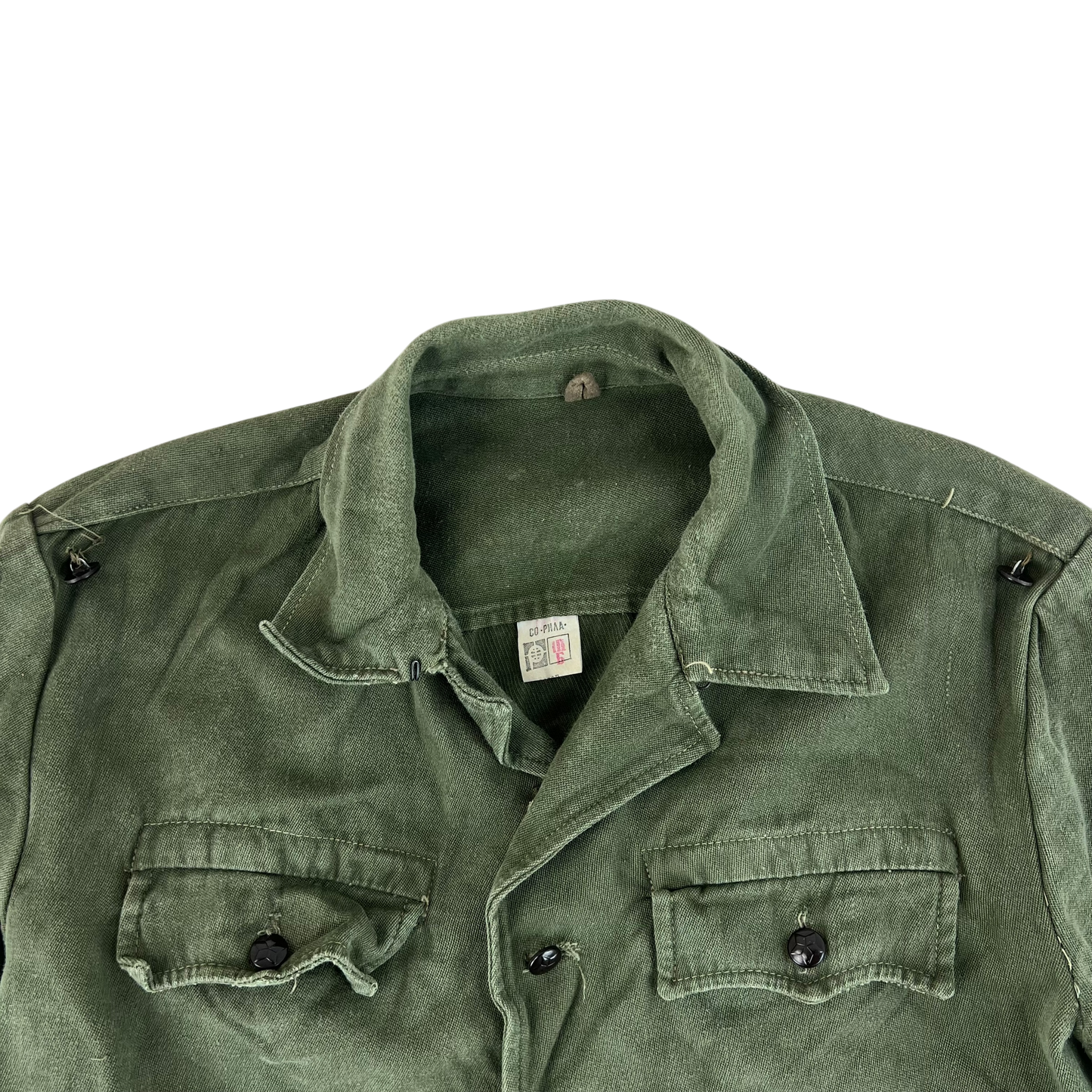 Bulgarian People's Army Olive Green Cossack Shirt - Medium