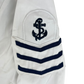 British Royal Navy Women's Class II White Jumper Sailor's Top - Medium 170/96