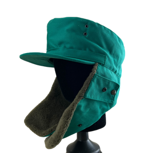 Austrian Army Green Cold Weather Winter Trapper Cap - Medium 58cm
