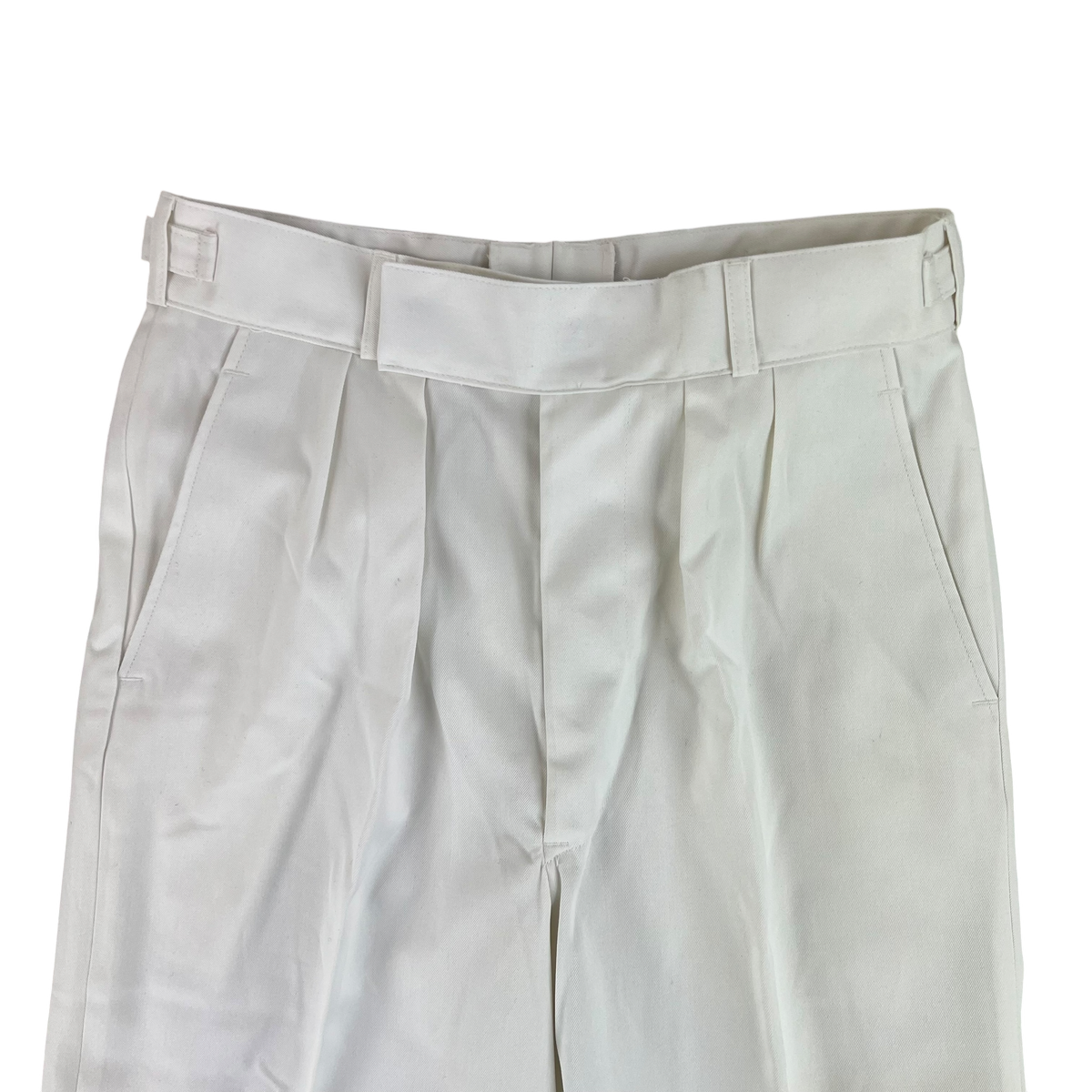 British Royal Navy Officers & Class I & III White Dress Trousers - All Sizes
