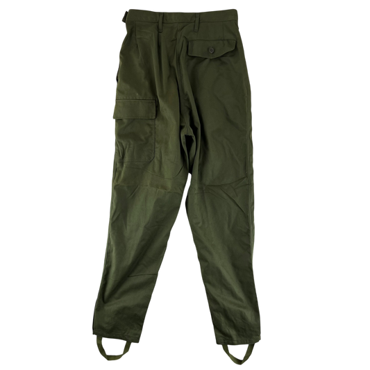 Czechoslovak Army M85 Women's Olive Green Trousers - W28 L30.5