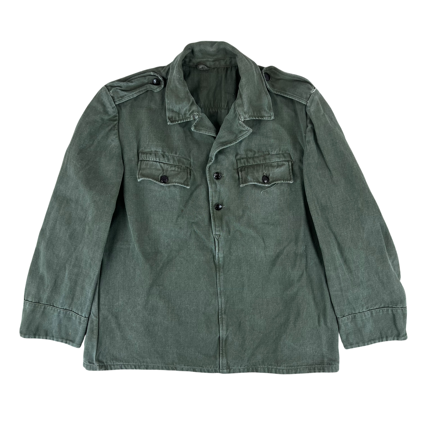 Bulgarian People's Army Olive Drab Cossack Shirt - Medium
