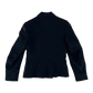 British Royal Navy Women's WRNS Diagonal Serge Black Blazer - X Small SIZE 1