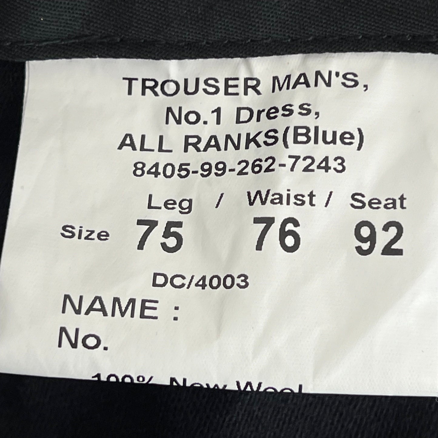 British Army Footguards No 1 Blues Dress Trousers - W30 L28.5