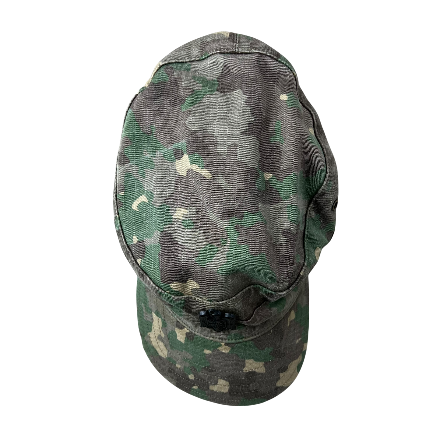 Romanian Army M2017 Woodland Camouflage Cap w/ Badge - Large 59cm