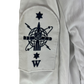 British Royal Navy Class II White Jumper Sailor's Top - Medium