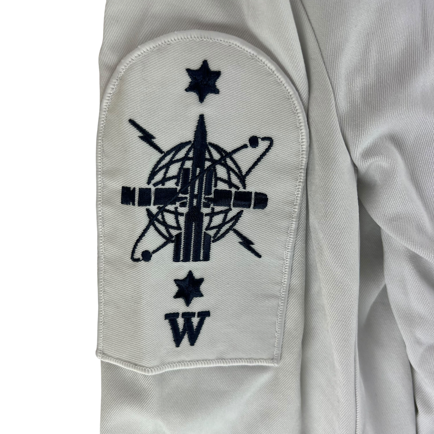 British Royal Navy Class II White Jumper Sailor's Top - Medium
