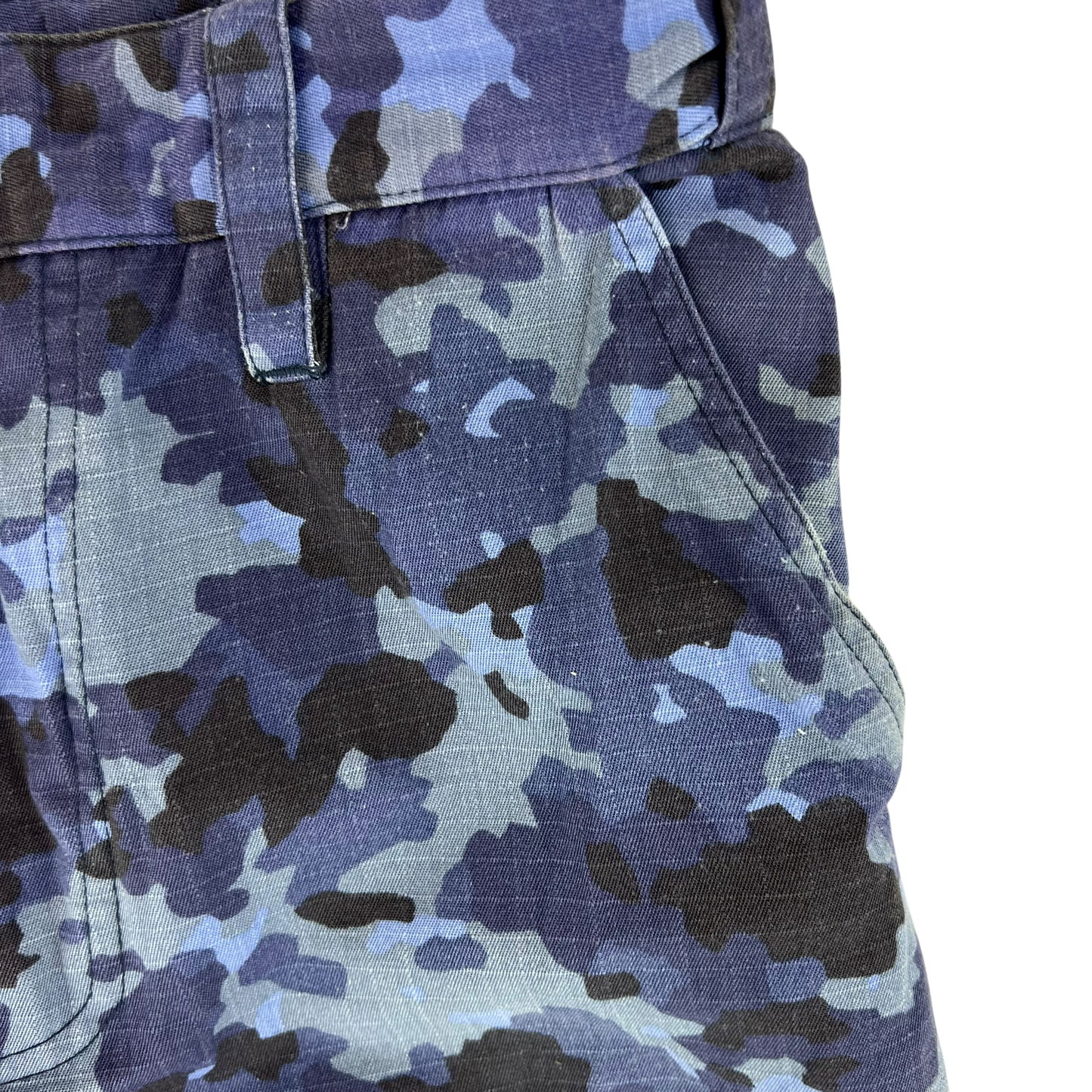 Romanian Navy M2017 Blue Camouflage Ripstop Trousers - W30 L31