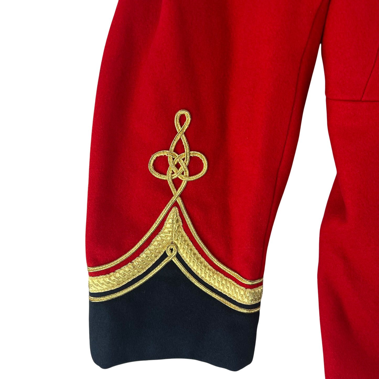 British Army Red Tunic Jacket - Queen's Division Normandy Band - Large