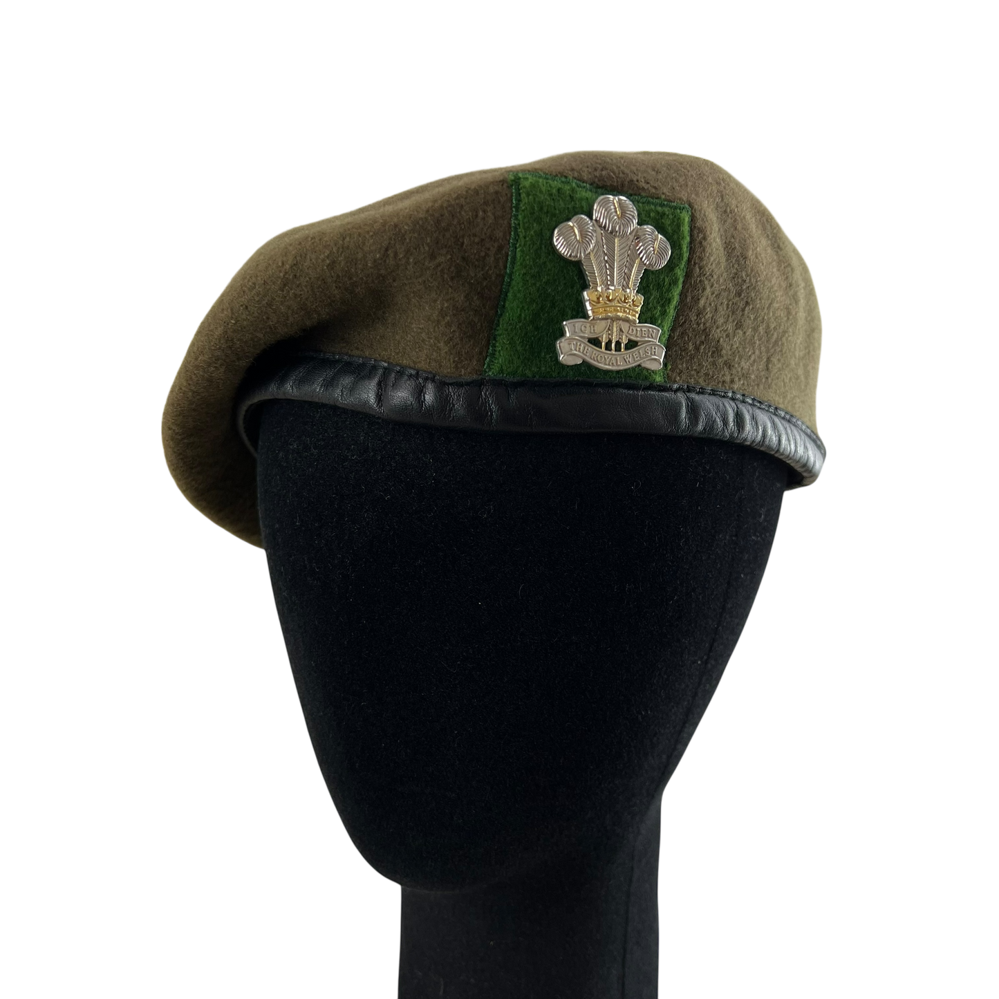 British Army Beret w/ Badge - Royal Welsh - Medium 57cm