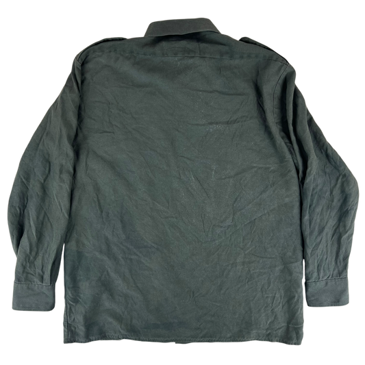 German Army Olive Green Long Sleeve Field Shirt - Large