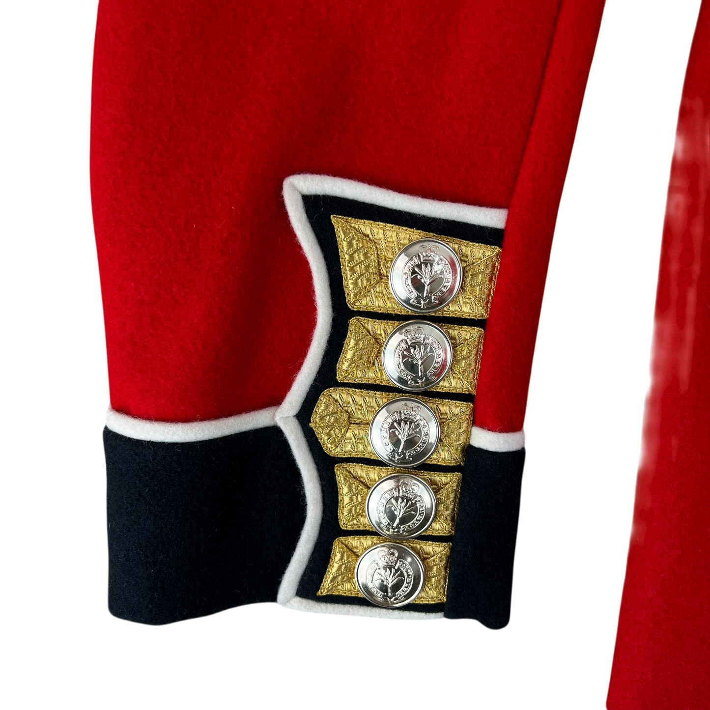 British Army CQMS & Sergeants Bandsman's Tunic Jacket w/ Wings - Welsh Guards - Medium