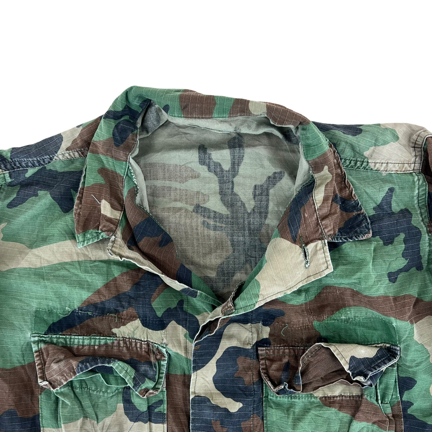 US Army M81 Woodland Camouflage BDU Combat Jacket - Medium