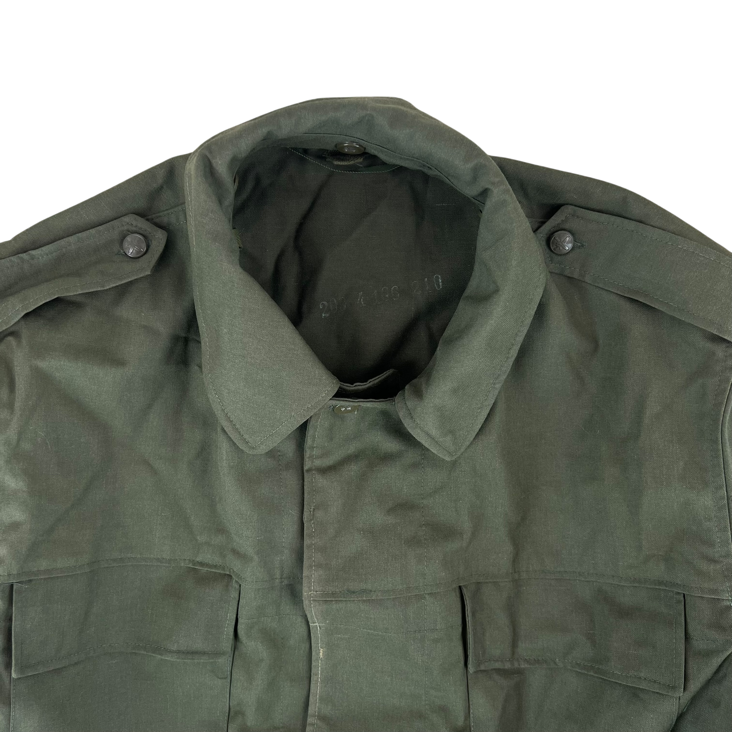 Czechoslovak Army M85 Field Parka w/ Belt Olive Green - Large 188/100
