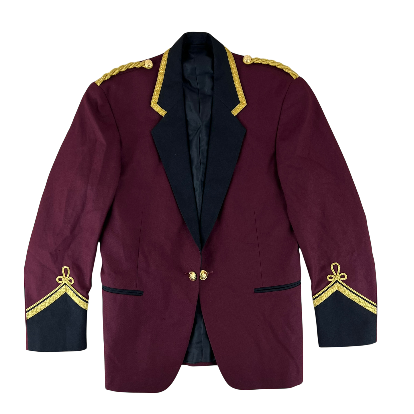 British Army Musician's Burgundy Performance Jacket - Medium