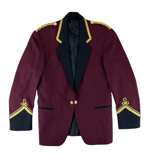 British Army Musician's Burgundy Performance Jacket - Medium