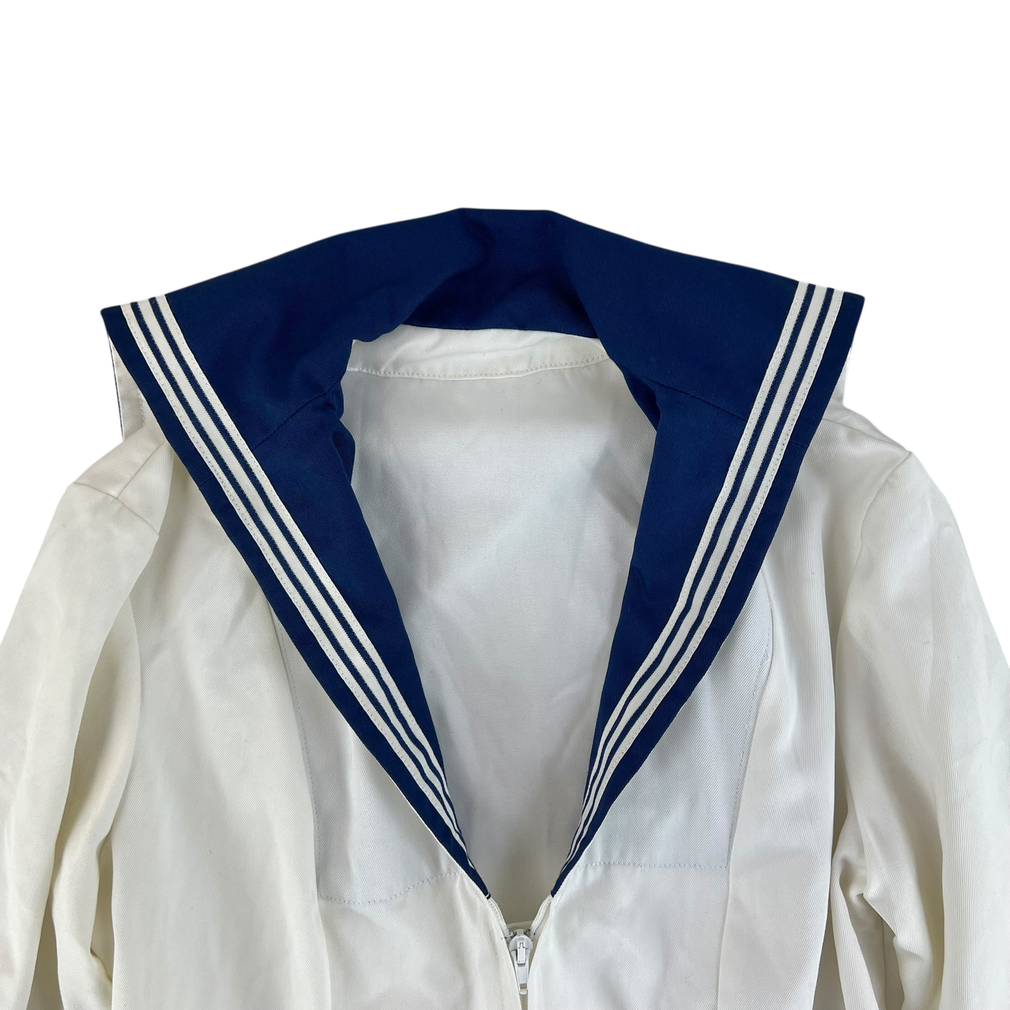 British Royal Navy Women's Class II White Jumper Sailor's Top - Medium 178/96