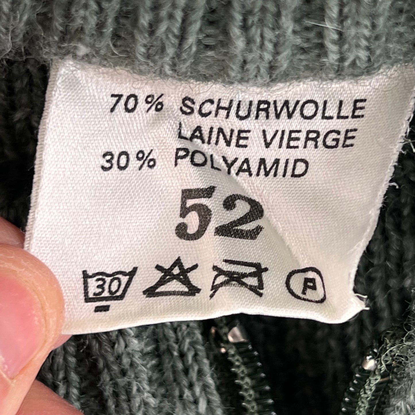 Swiss Army Thermal Wool Blend Pullover Jumper - Large