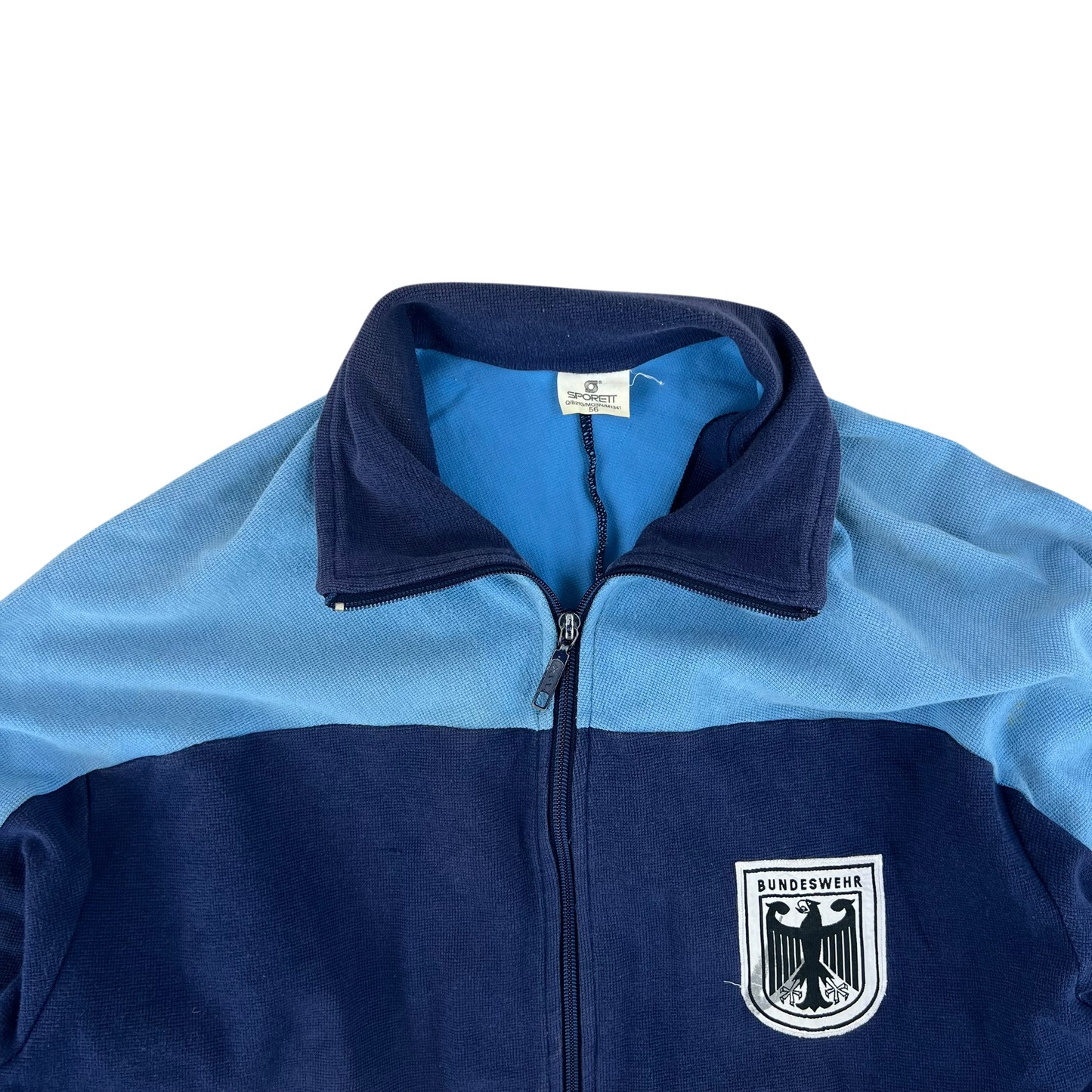 West German Army 80s Tracksuit Top Jacket - Large