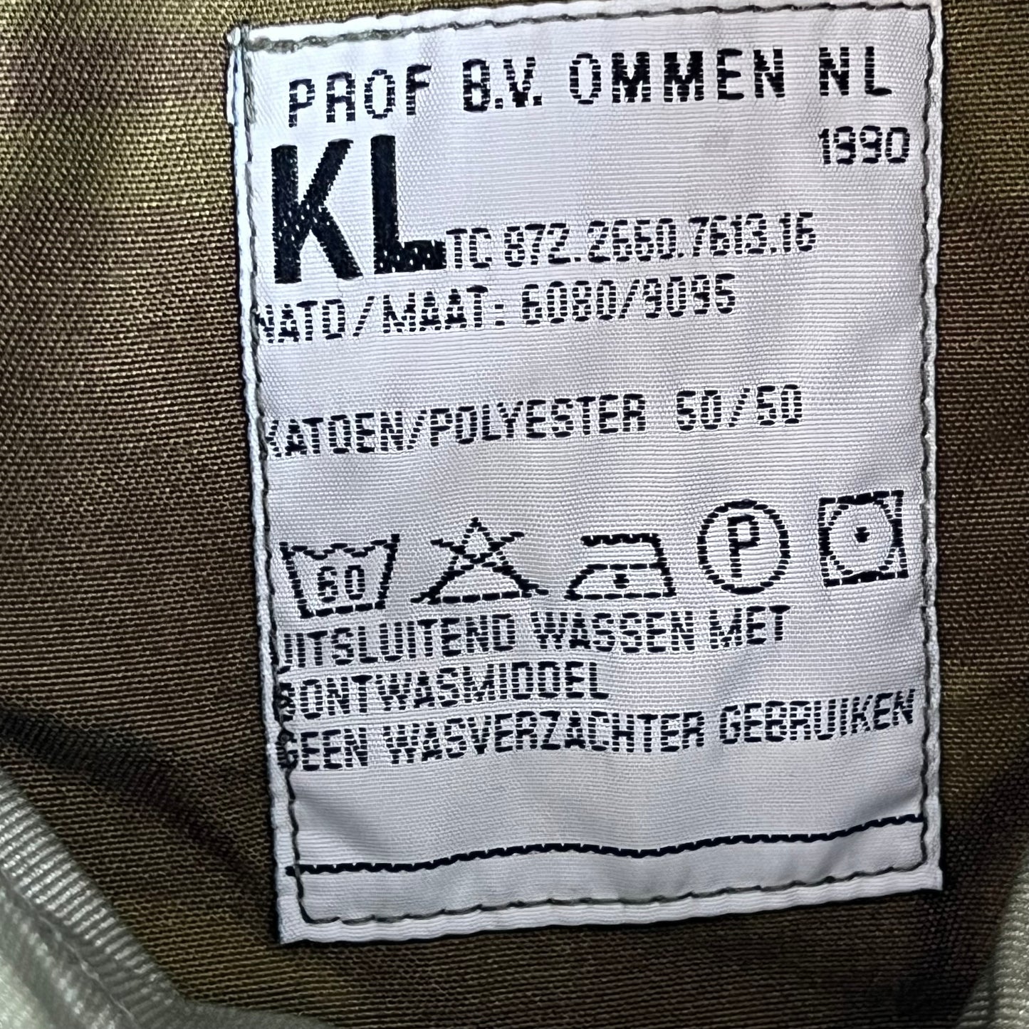 Dutch Army M93 DPM Woodland Camouflage Combat Jacket w/ MVP Liner - Medium