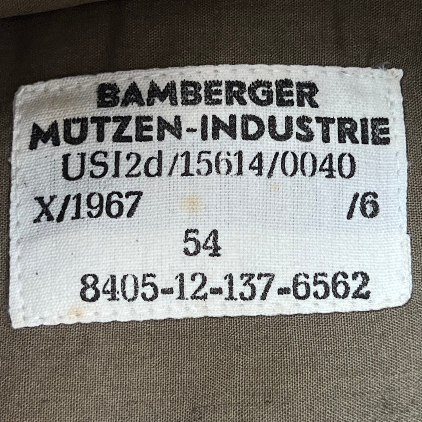 West German Army 60s Side Cap - X Small 54cm