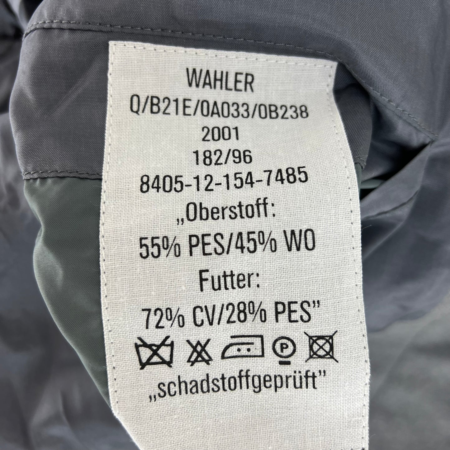 German Army Gebirgsjäger Mountaineer's Grey Dress Jacket - Medium 182/96