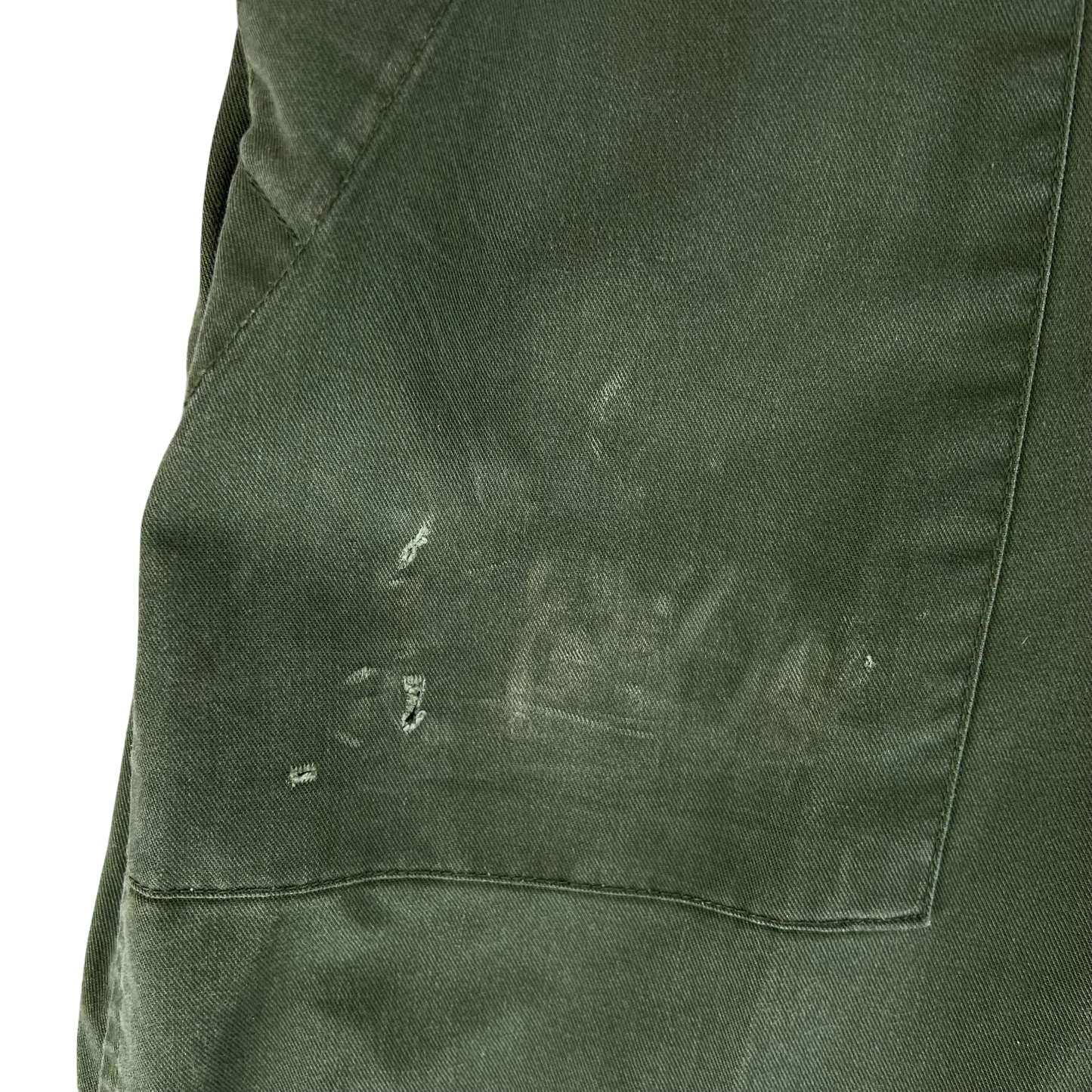 British Army Olive Green Fatigue Work Trousers - W34 L33