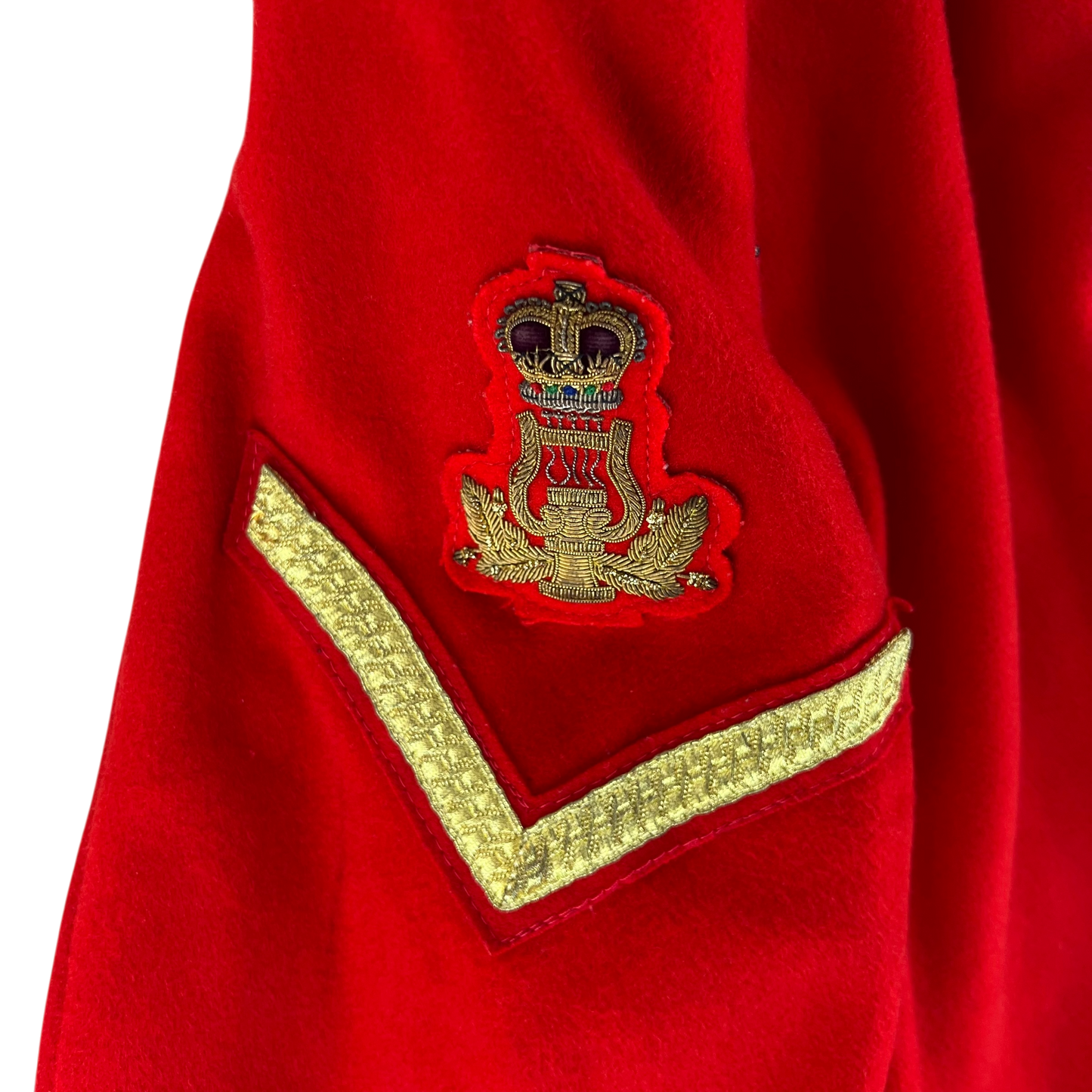 British Army Red Tunic Jacket - Queen's Division Minden Band - Medium
