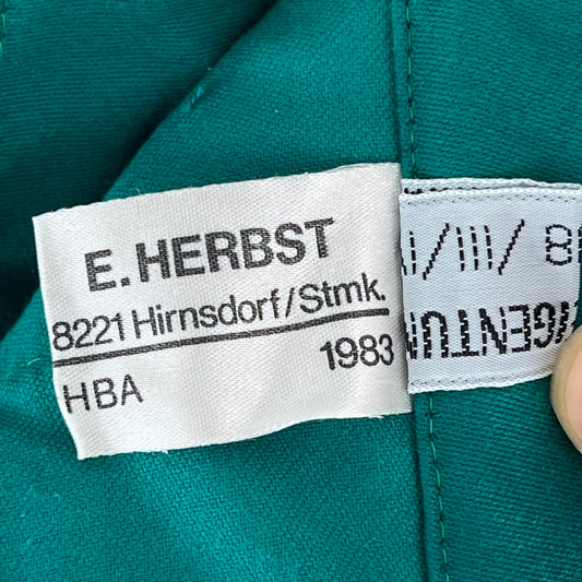 Austrian Army Thermal Insulated Green Blue Bib Overalls - Large 104-108 III/IV