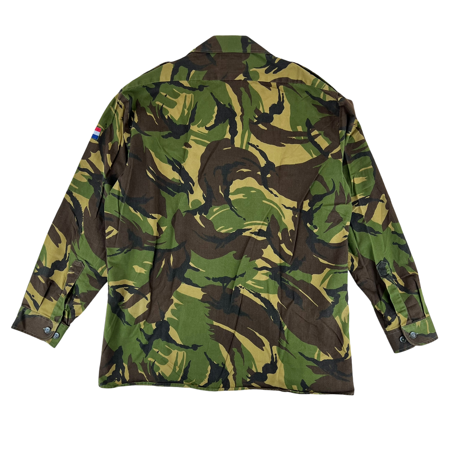 Dutch Army Field Shirt DPM Woodland Camouflage Long Sleeve - Large